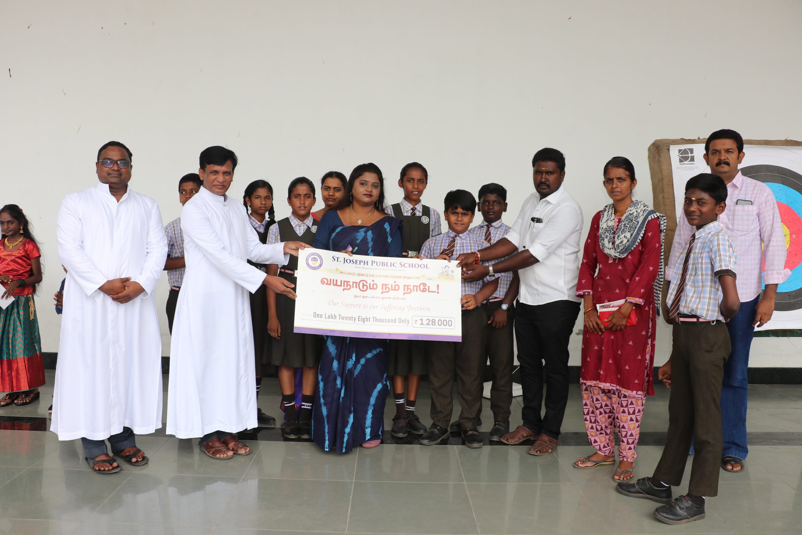 Wayanadum Namnade
"Wayanadum Namnade" initiative at St. Joseph Public School showcases our commitment to social responsibility and community support. This initiative involved organizing various fundraising activities, demonstrating the students' dedication to helping those affected by the natural disaster. By contributing to this cause, we aim to provide necessary assistance and support to the impacted families, fostering empathy and compassion within our school community. This experience not only highlights the importance of giving back but also encourages students to be active participants in their society.