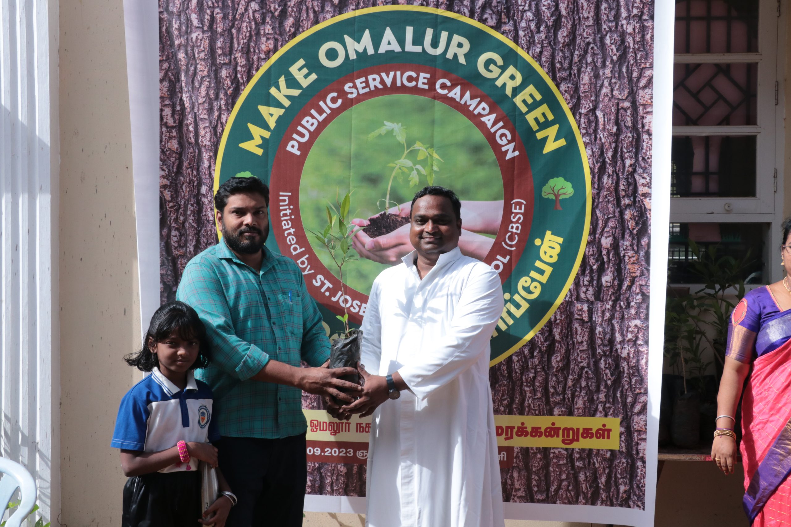 Make Earth Green
The "Make Earth Green" campaign at St. Joseph Public School aims to promote environmental awareness and sustainability among students and their families. As part of this initiative, we distributed saplings to all parents, encouraging them to participate in nurturing and protecting our environment. This campaign emphasizes the importance of planting trees and fostering a green community. By involving families, we aim to instill a sense of responsibility towards nature in our students, inspiring them to contribute positively to the planet and promote a healthier, greener future for all.